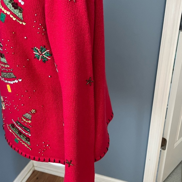 Embroidered Christmas Sweater - Picture 4 of 8